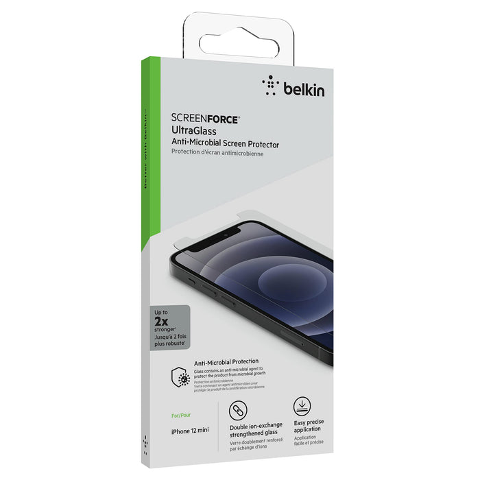 Belkin iPhone 12 MINI UltraGlass Protective Film Super Reinforced Glass OVA036zz_2
