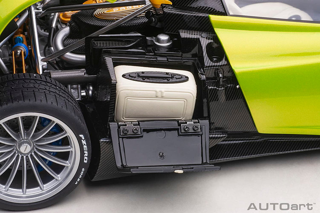 AUTOart 1/18 PAGANI HUAYRA ROADSTER Metallic Light Green 78288 Diecast Car NEW_7