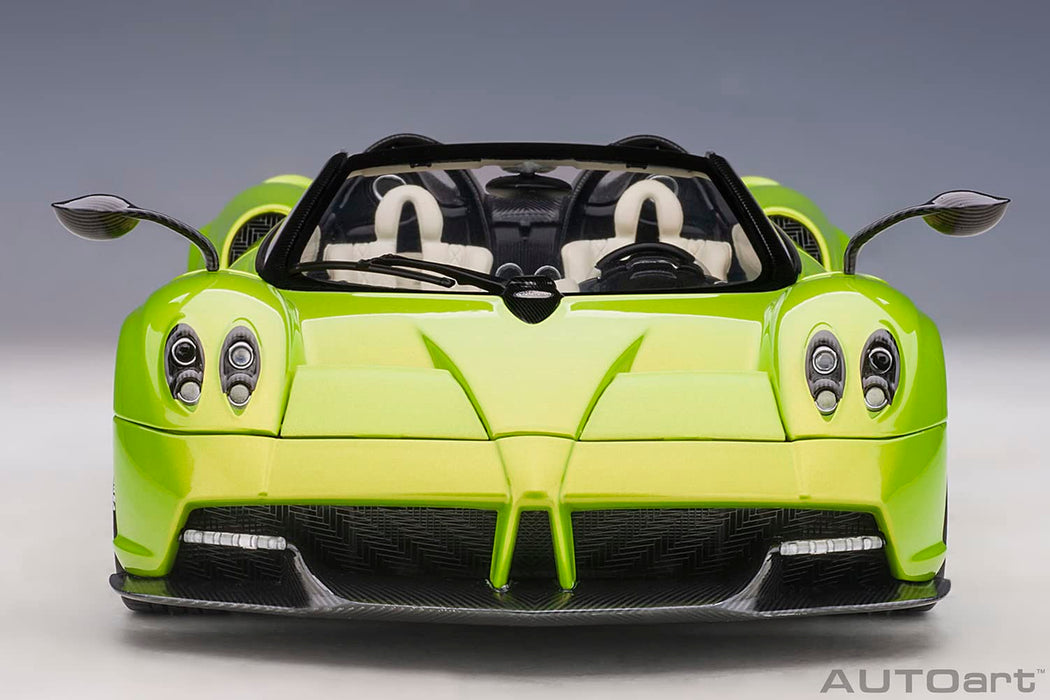 AUTOart 1/18 PAGANI HUAYRA ROADSTER Metallic Light Green 78288 Diecast Car NEW_8