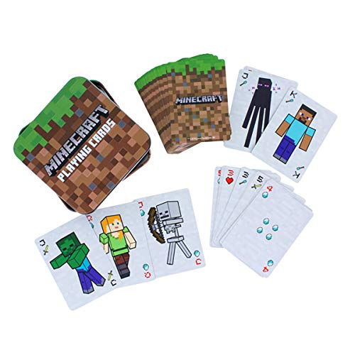 InfoLens Minecraft Playing Cards [Official License Product] Grass Block Design_1