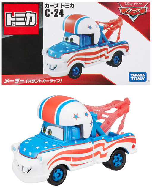 Takara Tomy Disney Pixar Cars Tomica C-24 Mater Meter Stunt Car Type Diecast Car_1