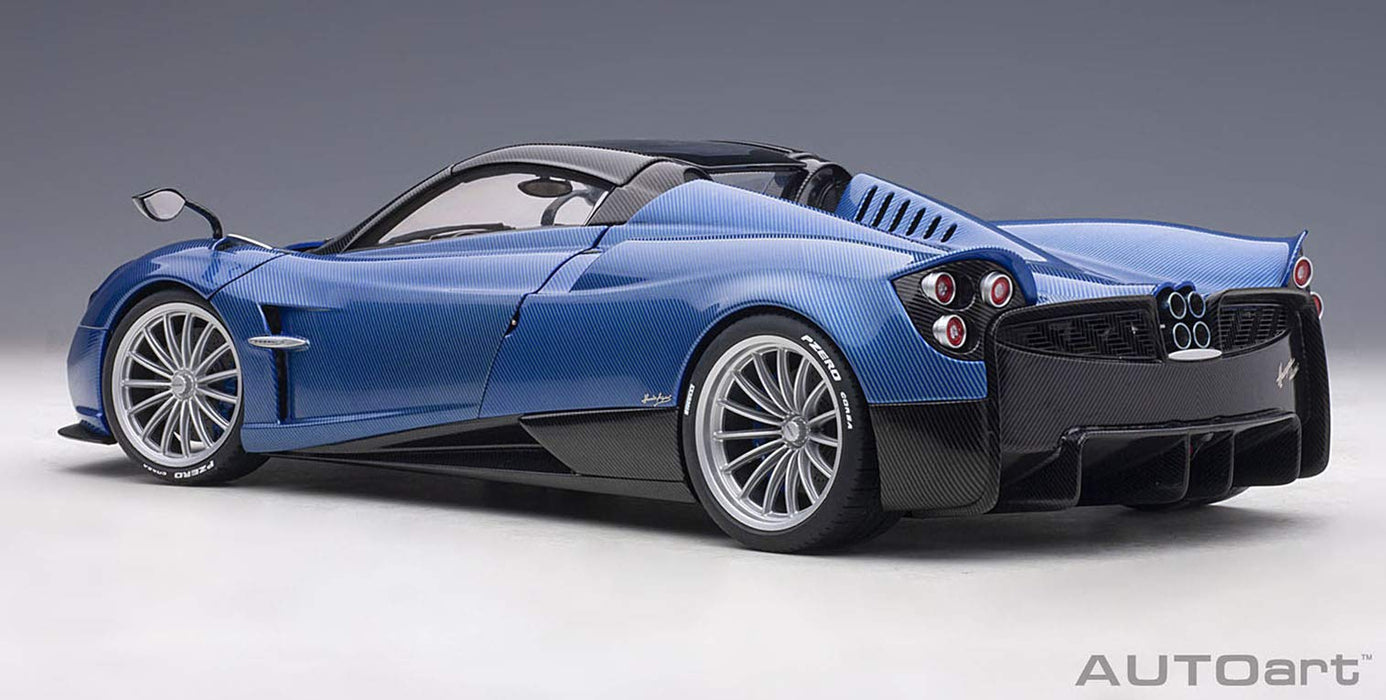 AUTOart 1/18 PAGANI HUAYRA ROADSTER Blue Carbon 78286 Diecast Model Car NEW_2