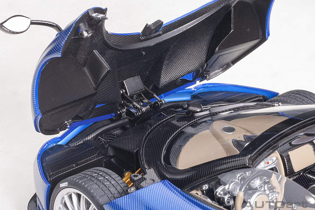 AUTOart 1/18 PAGANI HUAYRA ROADSTER Blue Carbon 78286 Diecast Model Car NEW_4