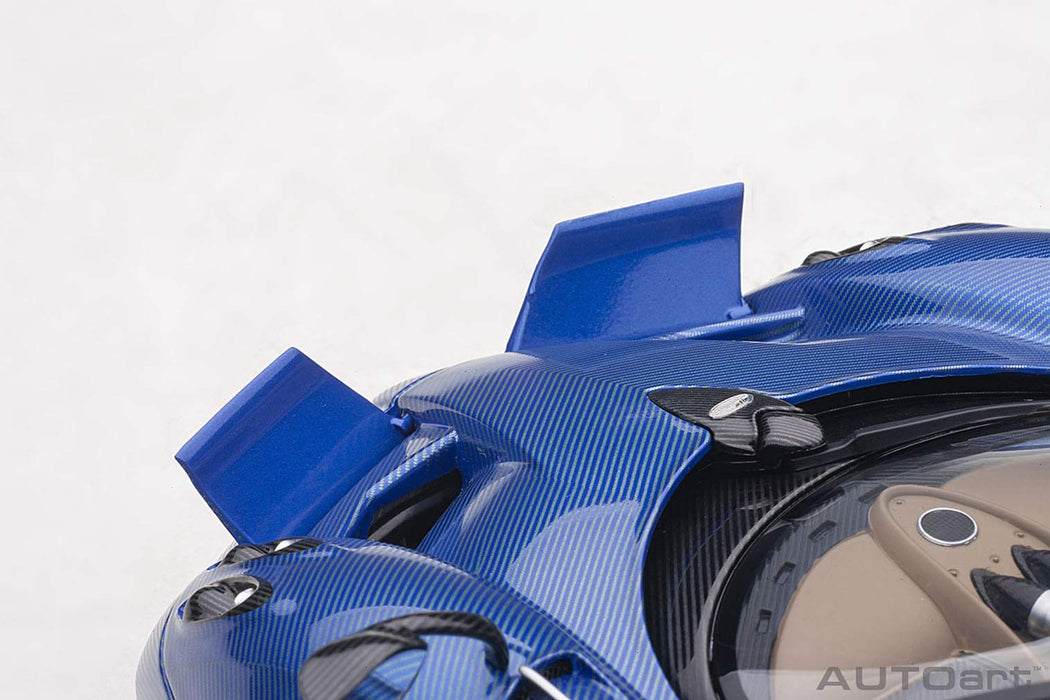 AUTOart 1/18 PAGANI HUAYRA ROADSTER Blue Carbon 78286 Diecast Model Car NEW_8