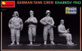 Miniart 1/35 German Tank Crew. Kharkov 1943. Resin Heads Model Kit MIN35354 NEW_2
