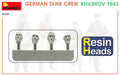 Miniart 1/35 German Tank Crew. Kharkov 1943. Resin Heads Model Kit MIN35354 NEW_6