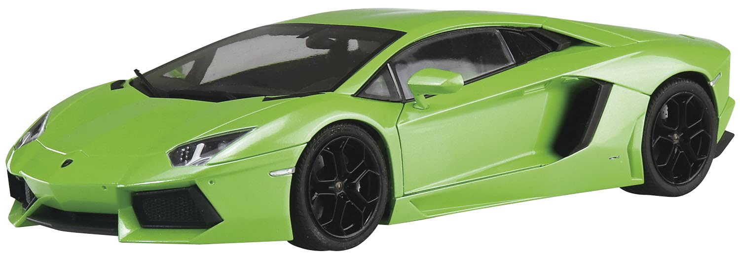 AOSHIMA 1/24 PRE-PAINTED MODEL No.1-C 2011 Lamborghini Aventador Green kit 01-C_1