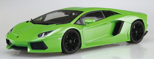 AOSHIMA 1/24 PRE-PAINTED MODEL No.1-C 2011 Lamborghini Aventador Green kit 01-C_2