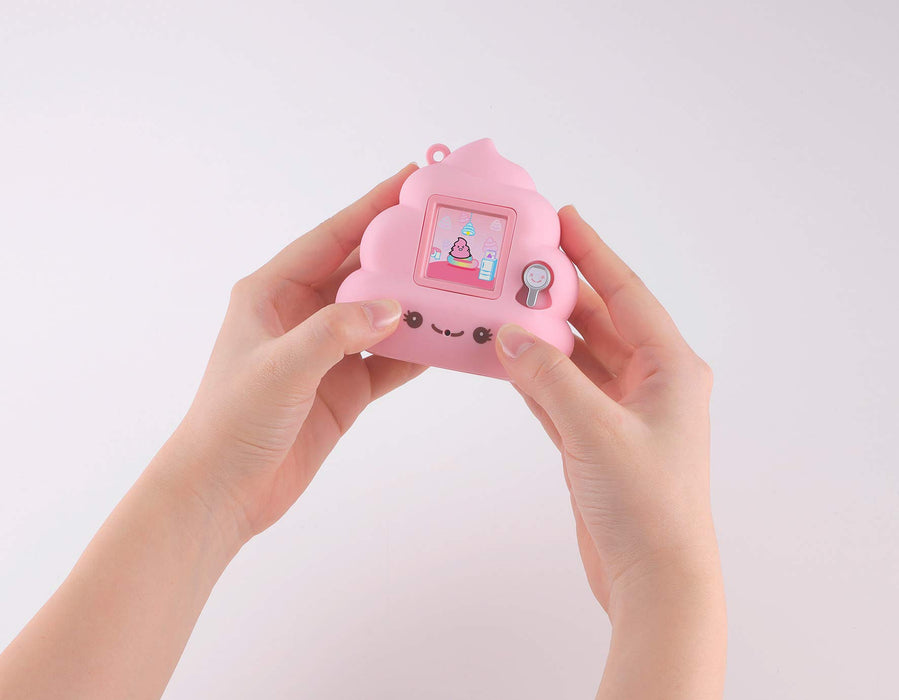 Happinet Fuwatcho Uncho Fuwafuwa Pink Mini Game Virtual Pet Digital Toy NEW_5