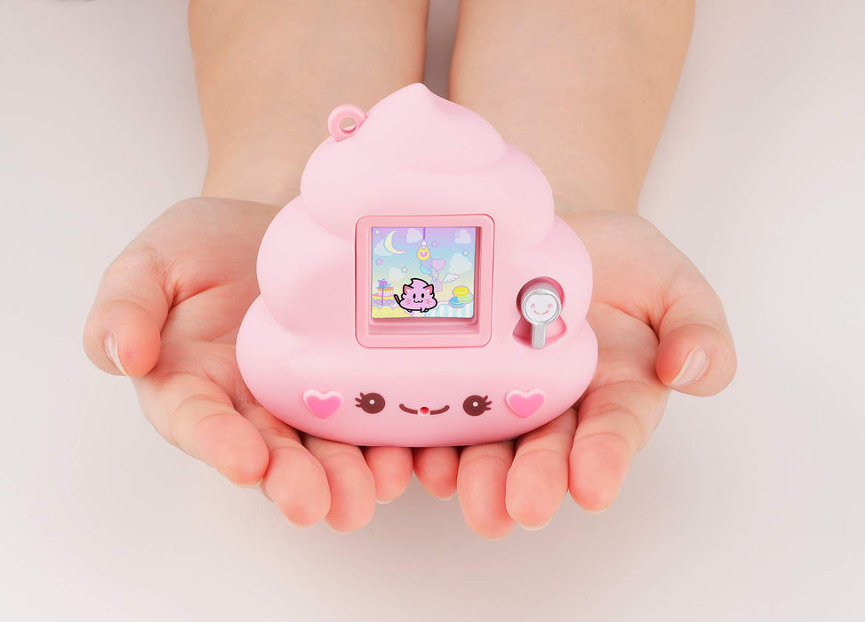 Happinet Fuwatcho Uncho Fuwafuwa Pink Mini Game Virtual Pet Digital Toy NEW_6