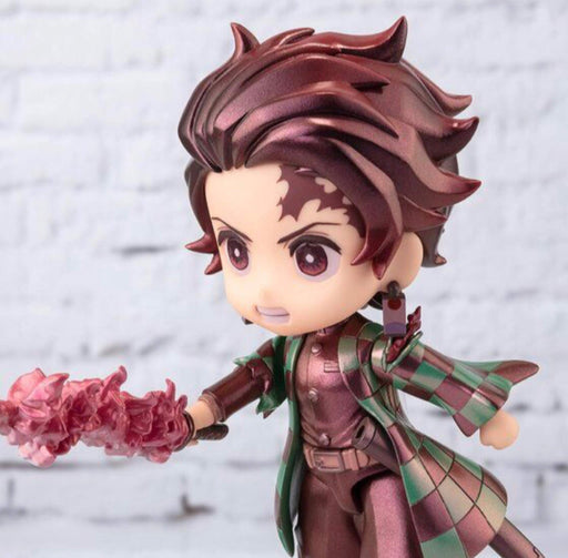 Bandai Figuarts mini Tanjiro Kamado Hinokami Kagura 90mm PVC, ABS Action Figure_1