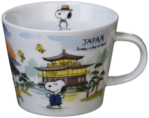 Shimizu Tougyou Mug KINKI JAPAN 340ml Snoopy World Travel Mug ‎Porcelain NEW_1