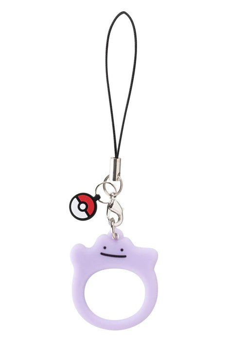 Hamii Pokemon Silicon Ring Strap Ditto Purple H11.3xW3xD0.4cm Fall prevention_1