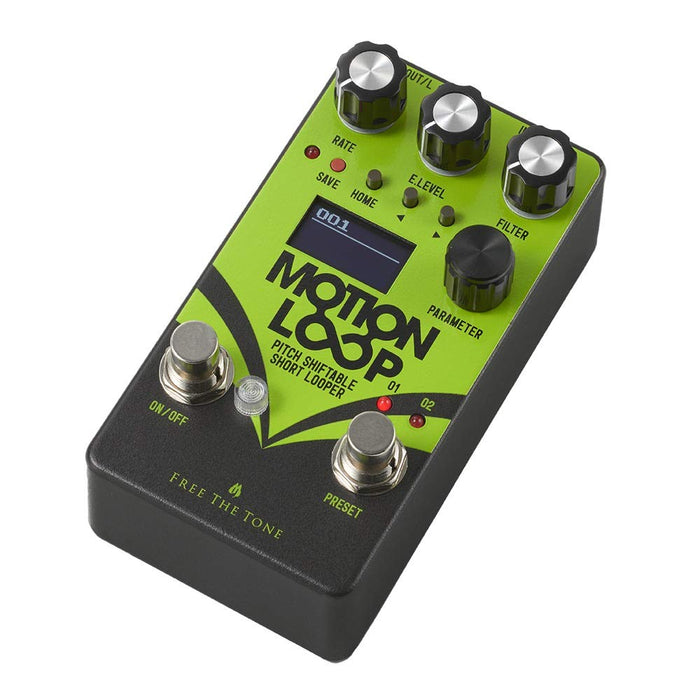 FREE THE TONE ML-1L MOTION LOOP LOOPER Guitar Effect Pedal 66(W)x125(D)x54(H)mm_1