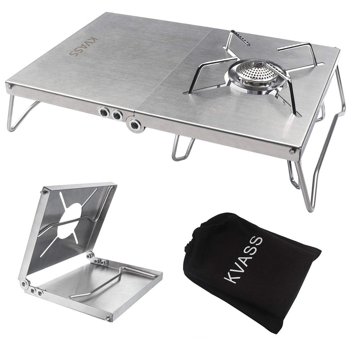 KVASS Heat shield table for SOTO ST310 Single Burner Stainless Steel LightWeight_1