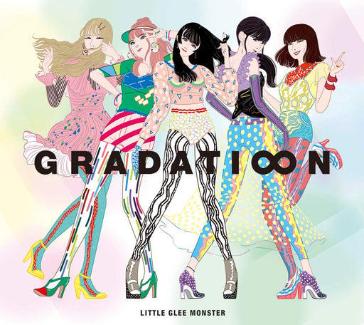 GRADATION [3CD+Blu-ray] First Limited Edition Little Glee Monster SRCL-11646 NEW_1