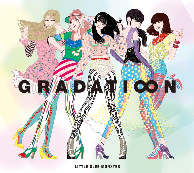 GRADATION [3CD+Blu-ray] First Limited Edition Little Glee Monster SRCL-11646 NEW_1