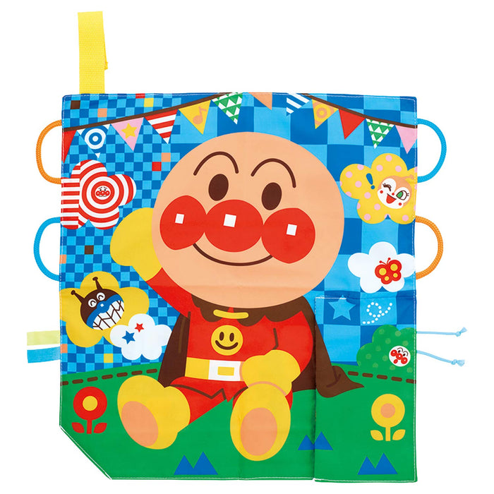 Bandai Baby Lab 5-Way Brain-Boosting Anpanman Paper Hand Play Rubbing noise NEW_1