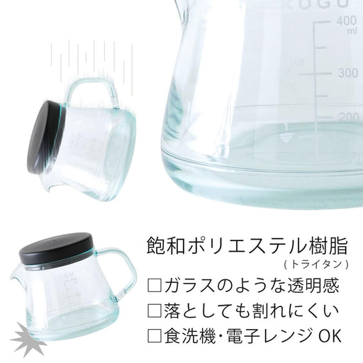 Coffee Kogu Coffee Server 400ml Dishwasher Safe With Scale 42882 Tsubamesanjo_2