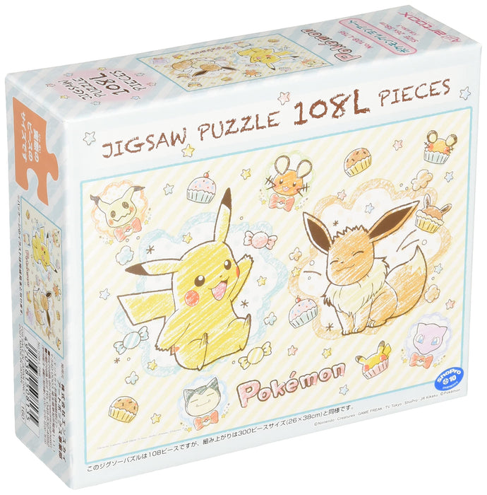 Ensky 108-Piece Large Size Piece Pokemon Crayon Art Jigsaw Puzzle 108-L756 NEW_1