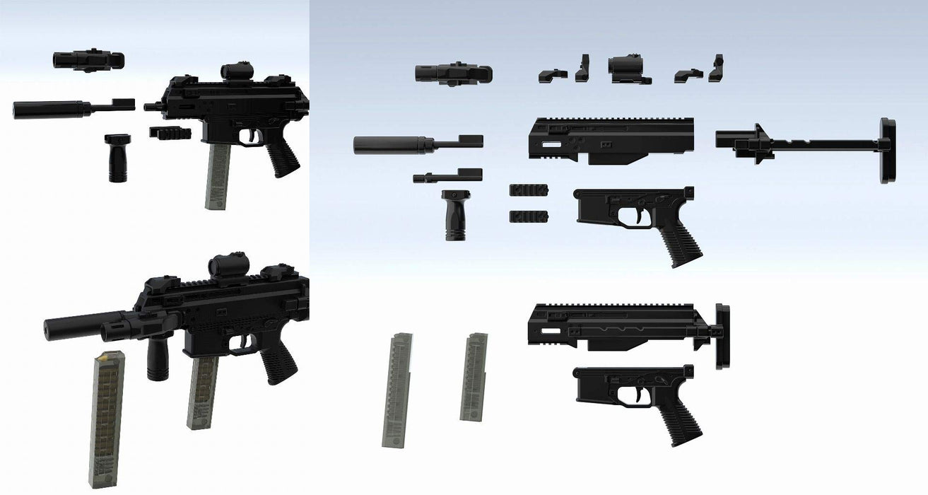 Little Armory LA068 APC9K Type Plastic Model Kit 315278 W6cm Miniature Model NEW_4