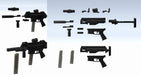 Little Armory LA068 APC9K Type Plastic Model Kit 315278 W6cm Miniature Model NEW_4