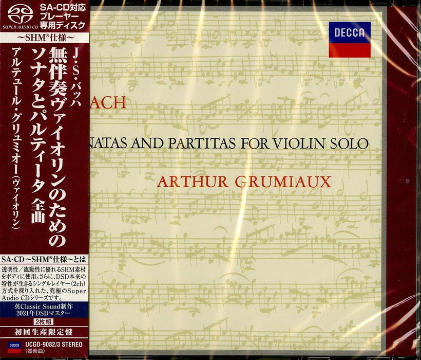 SHM-SACD BACH Sonata Partita Complete Limited Edition Arthur Grumiaux UCGD-9082_1