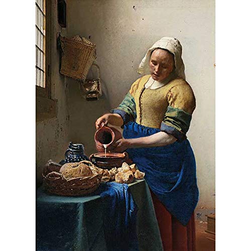 APPLEONE 500 Piece Jigsaw Puzzle Woman Pouring Milk Vermeer 38x53cm ‎500-283 NEW_1