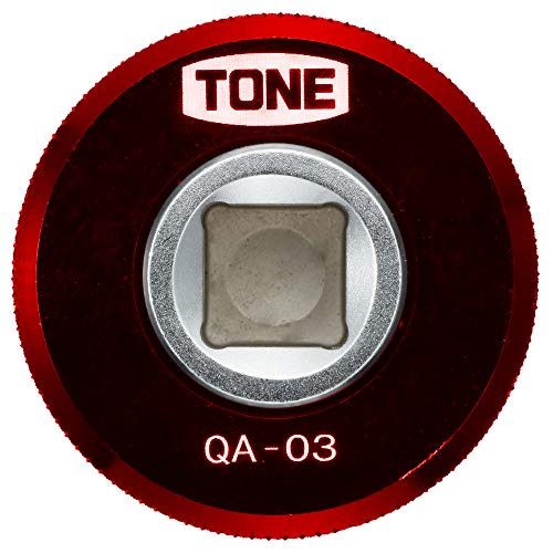 Tone Quick Adapter L-QA-03R Drive Angle 9.5mm(3/8") Red Aluminum 30m 50g NEW_3