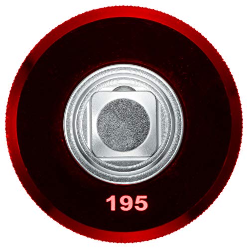 Tone Quick Adapter L-QA-03R Drive Angle 9.5mm(3/8") Red Aluminum 30m 50g NEW_4
