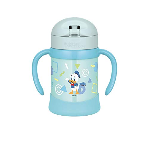 THERMOS Magic Bottle Baby Straw Mug FJL-250DS Blue (BL) Mickey 250ml Insulated_3