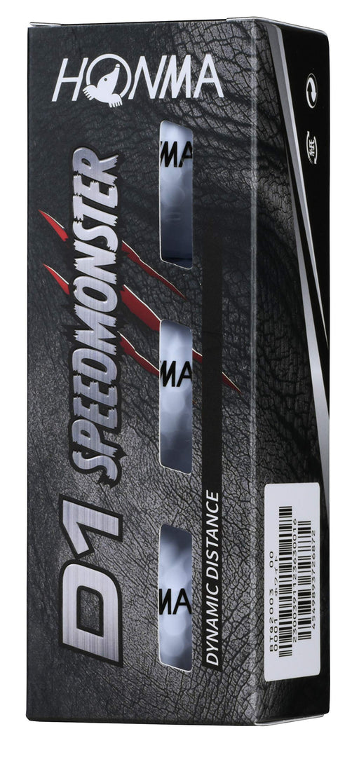 Honma Golf Golf Ball D1 SPEED MONSTER 1 Dozen 12 Pieces White ‎No.1 2 3 5 BT2003_2
