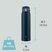ZOJIRUSHI SM-SF60-AD Water Bottle Flip-open Stainless Steel Mug Navy 600ml NEW_2
