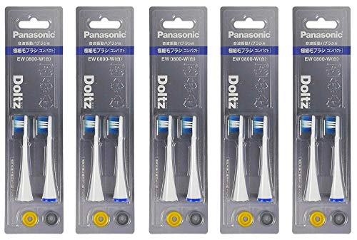 Panasonic EW0800-W-5set Replacement Brush Doltz Extra Fine Bristle Compact NEW_1