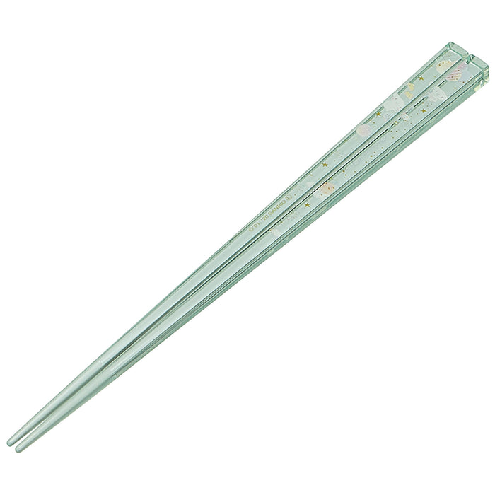 skater Acrylic Chopsticks 21cm Cinnamoroll Happiness Girl Sanrio AAC45 Green NEW_1