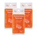 Japanese KAMENOKO TAWASHI Sponge Do Square Type Set of 3pcs Orange Polyurethane_1