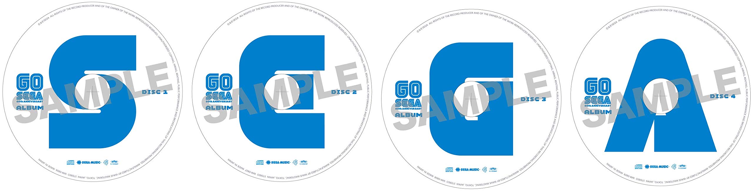 [CD] GO SEGA 60th ANNIVERSARY Album Game Music Box Set Various Artist WM-0806_2