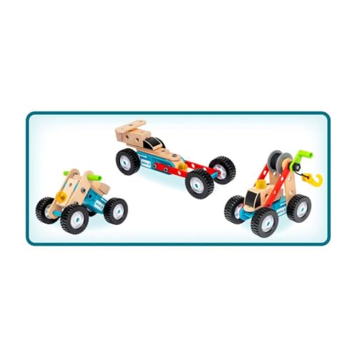 BRIO BILDER Pull Back Motor Set‎ 63459500 67 Pieces Educational Toy Pretend Play_8