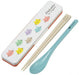 Chopsticks & Spoon set Silver Ion Ag+ antibacterial Cat Made in Japan CCS3SAAG_1