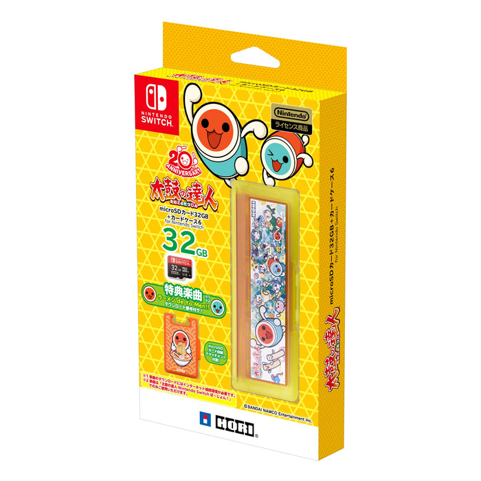 Taiko no Tatsujin microSD card + card case 6 for Nintendo Switch 32GB AD29-002_7