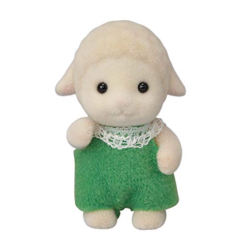 EPOCH Sylvanian Families Baby sheep Doll HI-07 Polyester Doll House Toy NEW_1