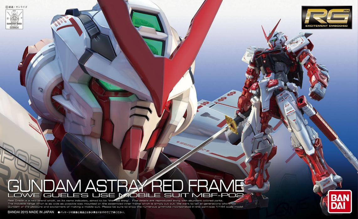 Bandai RG Gundam SEED ASTRAY MBF-P02 Gundam Astray Red Frame 1/144 Kit 2295837_3