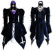 Rose Girl Anime Cosplay Costume Set Mercury Lolita Costume Pannier 9-piece NEW_2