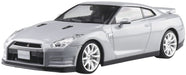 AOSHIMA 1/24 Nissan R35 GT-R 2014 Ultimate Silver Pre-Painted Model Kit 02-A NEW_1
