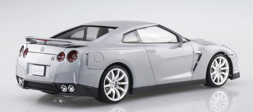 AOSHIMA 1/24 Nissan R35 GT-R 2014 Ultimate Silver Pre-Painted Model Kit 02-A NEW_2