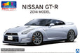 AOSHIMA 1/24 Nissan R35 GT-R 2014 Ultimate Silver Pre-Painted Model Kit 02-A NEW_4