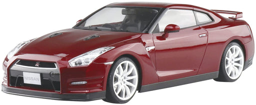 Aoshima 1/24 Nissan R35 GT-R 2014 Gold Flake Red Pearl Pre-Painted Kit 02-C NEW_1