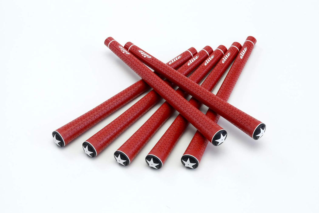 EliteGrips Golf Grip Y360SH Set of 7 Pieces Classic Red No Backline NK.R6 NEW_4