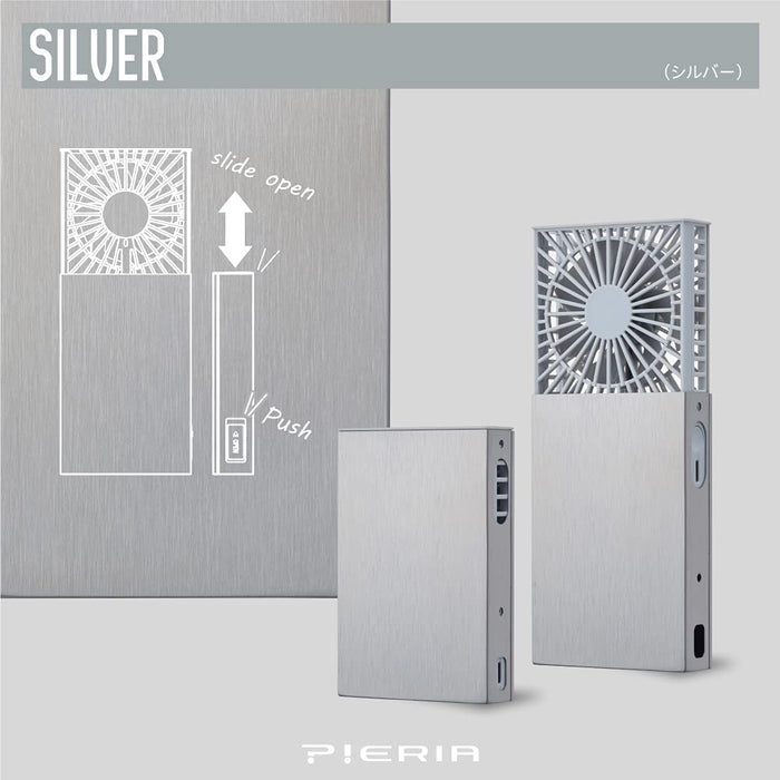 Doshisha Portable Fan Gentle Fan 2 power supply compatible USB ‎FSW-62B SI NEW_2