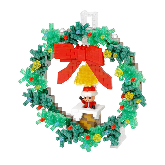 Kawada Nanoblock Christmas Wreath ‎NAN22159 550 pieces Plastic Block Seasonal_3